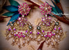 Keyli Foiled Kundan Earrings