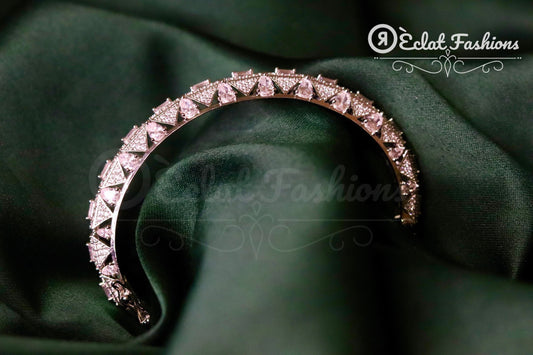 Dazzling silver Nora bangle